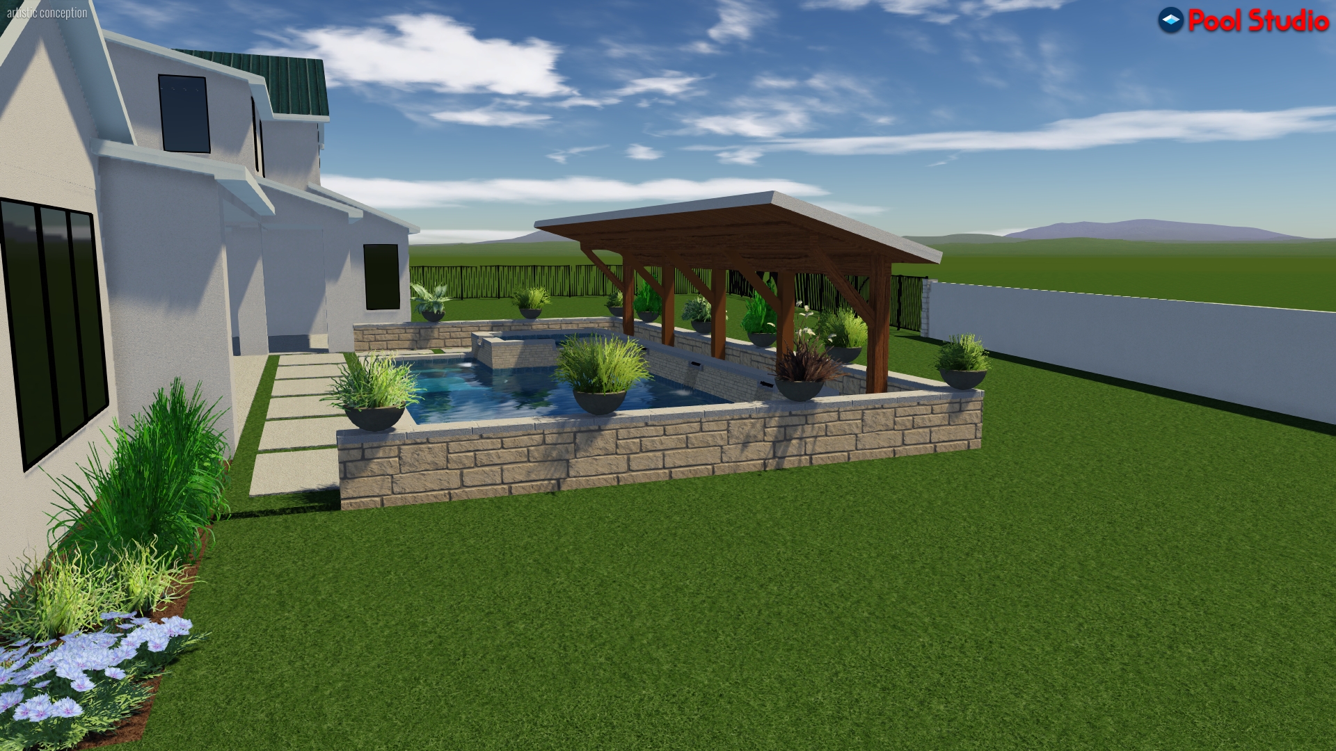 Ask local experts to help you develop a 3D design of your perfect outdoor living space