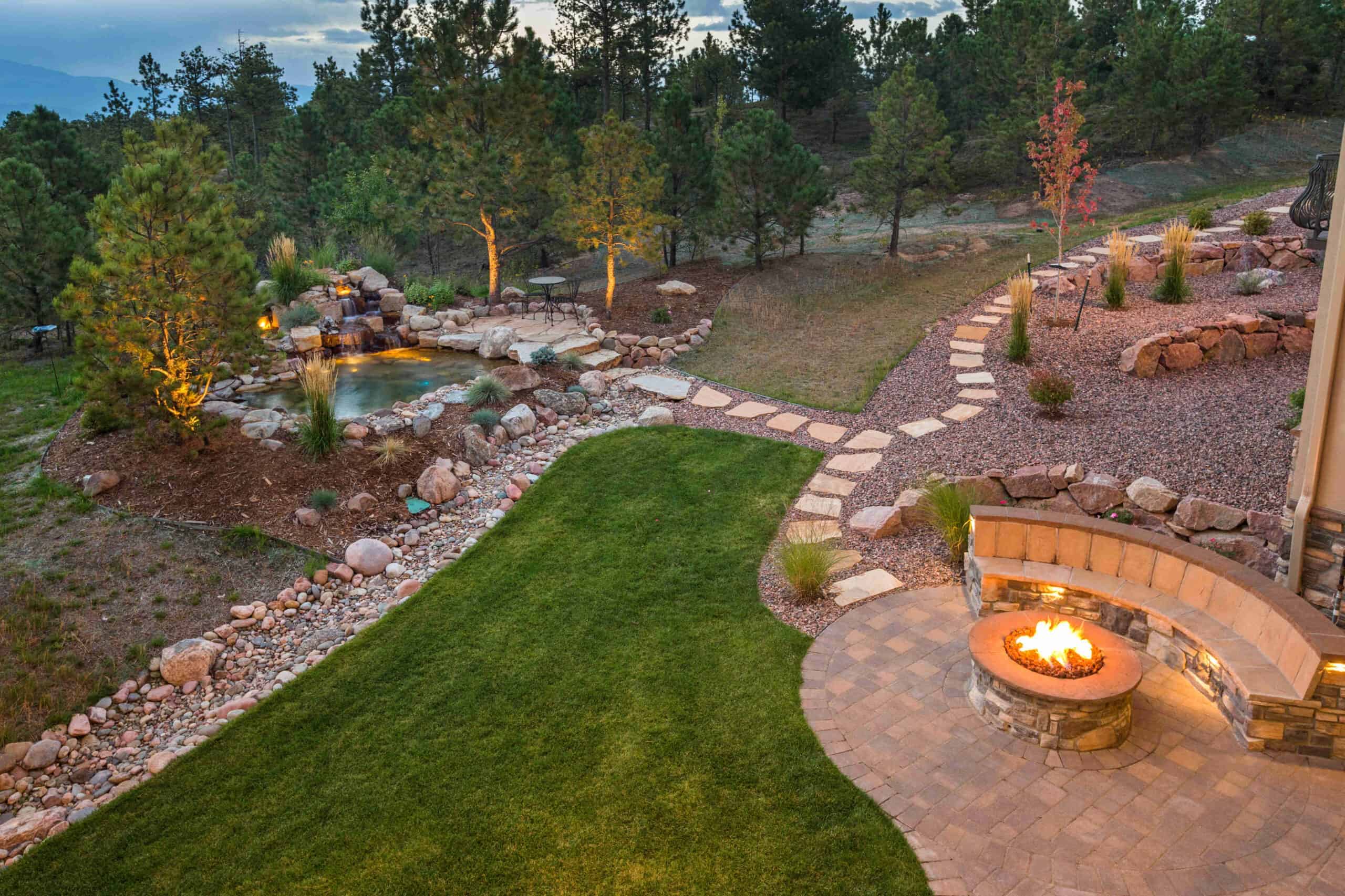 Schedule professional services to create outdoor living spaces you love