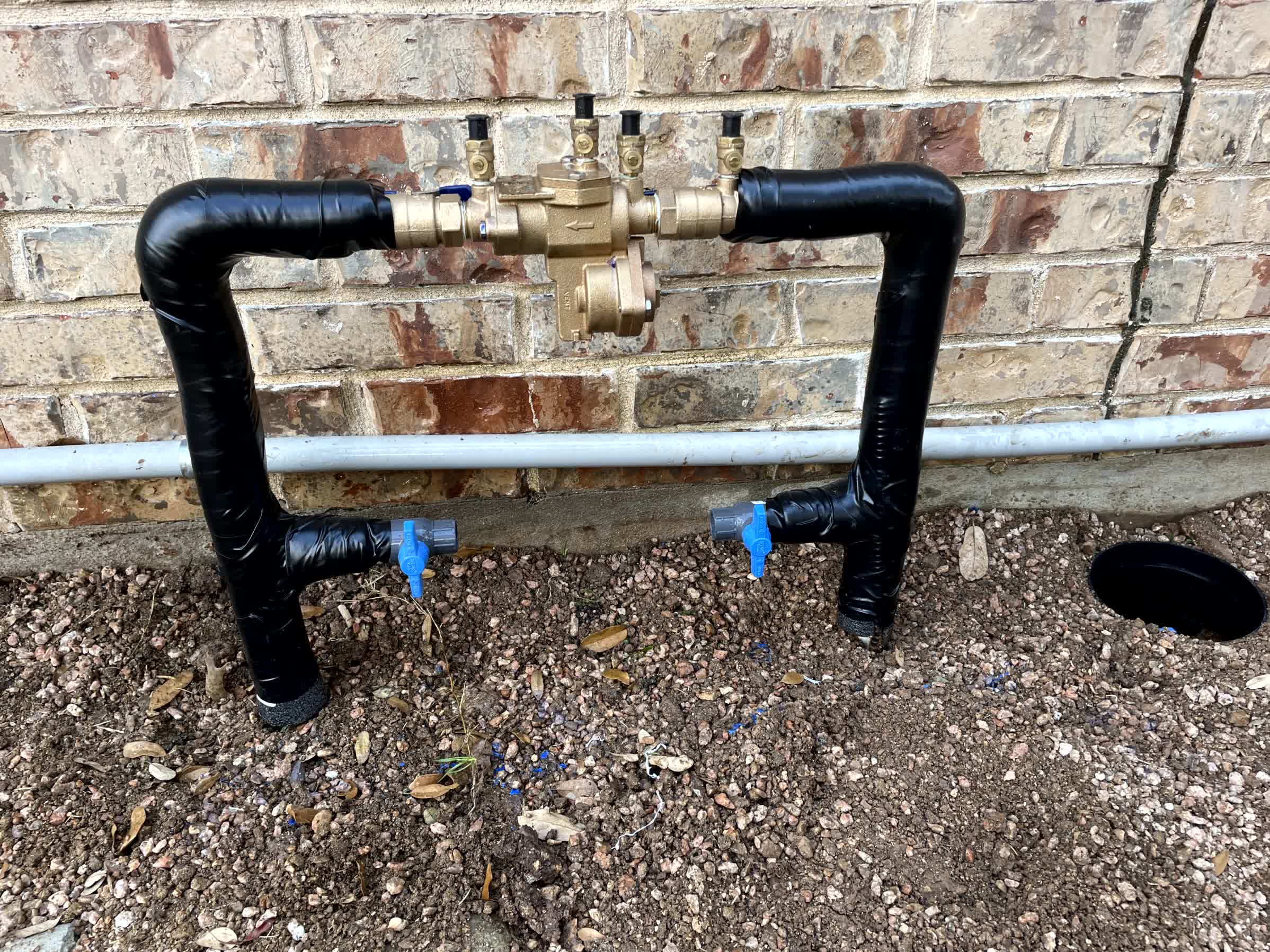 A professionally cared for irrigation system.