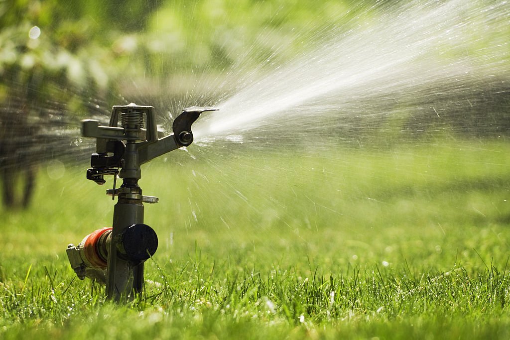 A perfect condition irrigation system.