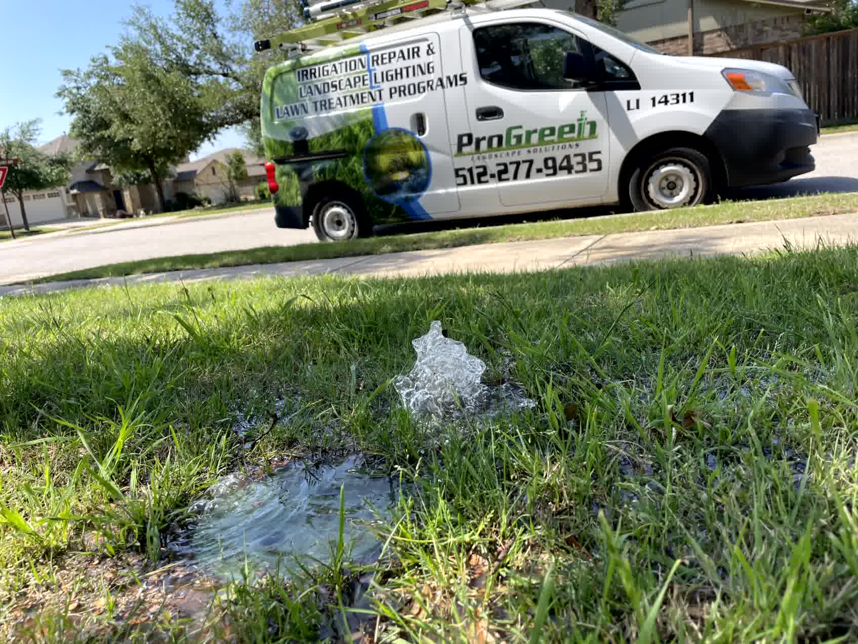 The result of not getting your irrigation inspected every once in a while.