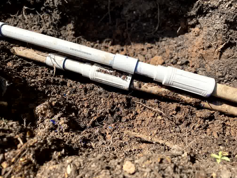 A pipe after getting proper care after an expert inspection.